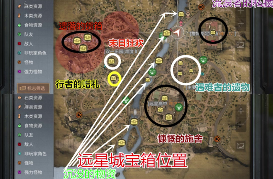 明日之后失落的宝箱在哪