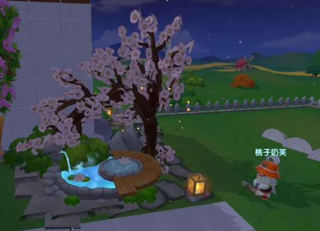 摩尔庄园的樱花树怎么成树