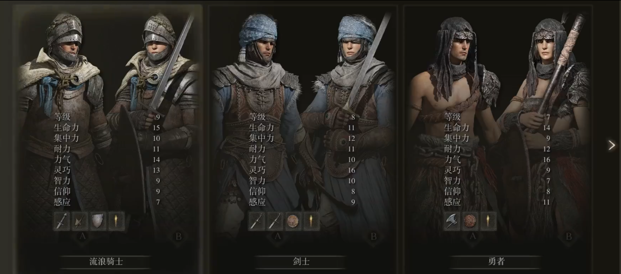 艾尔登法环初始职业怎么加点