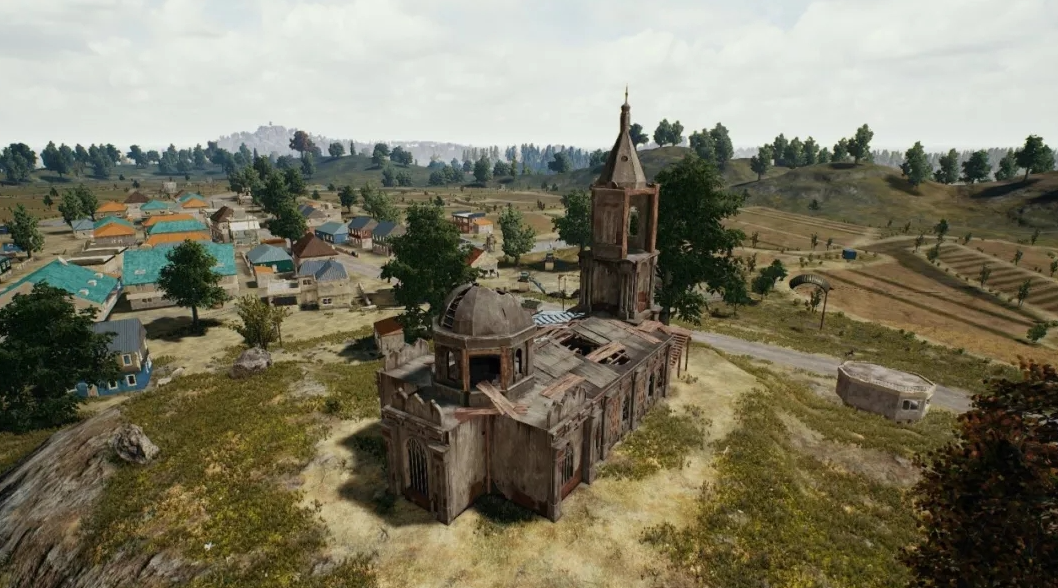 绝地求生地图哪里有教堂