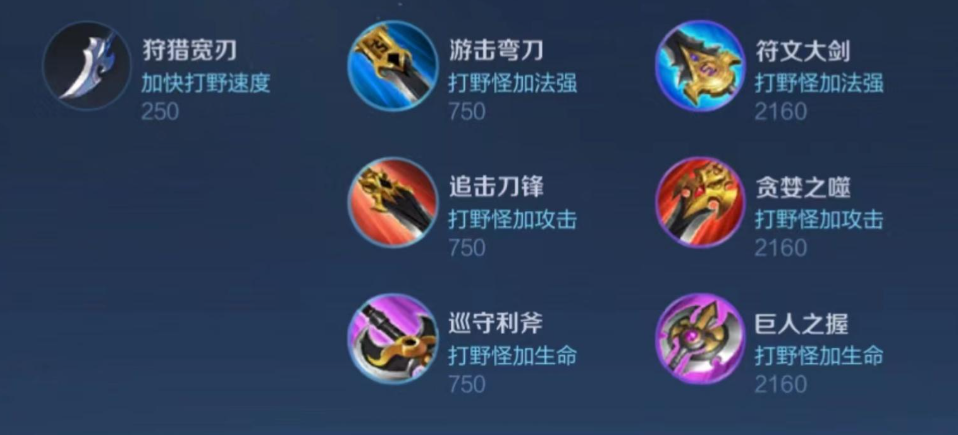 王者荣耀李信打野出装怎么搭配