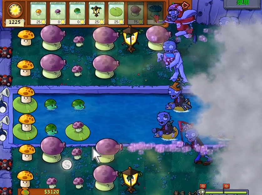 植物大战僵尸4-2怎么过