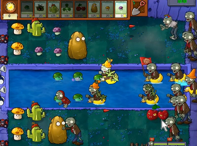 植物大战僵尸关卡4-4怎么过关
