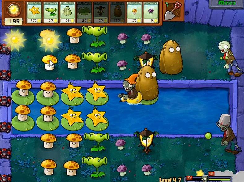 植物大战僵尸4-7怎么过