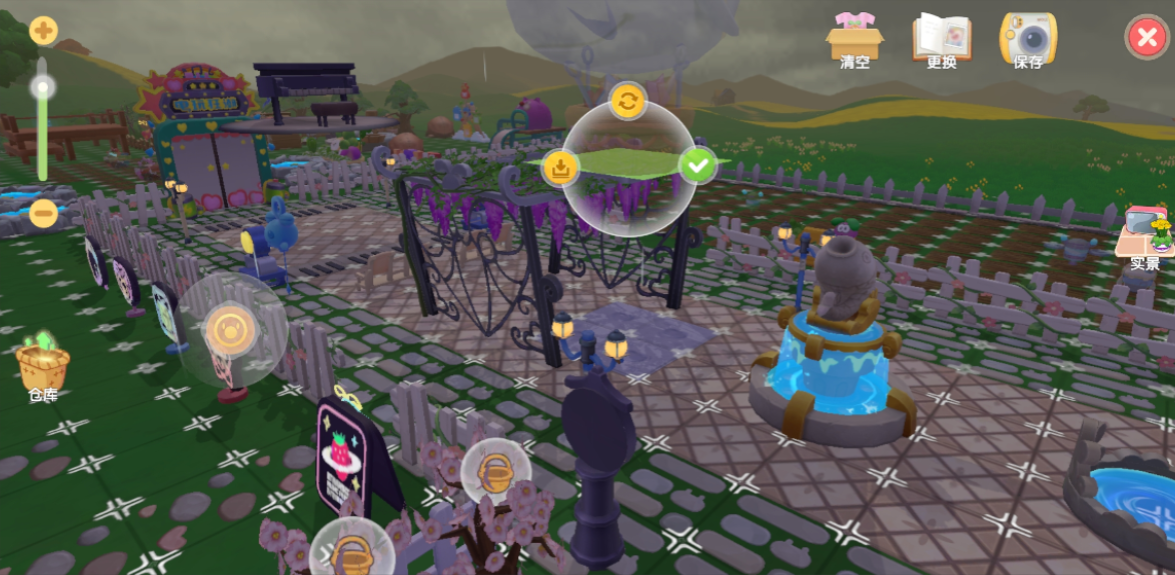 摩尔庄园的钢琴怎么浮在空中