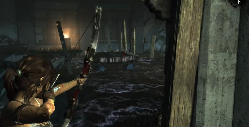 古墓丽影怎么过带电的水