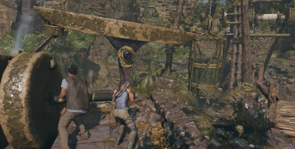 古墓丽影9秘鲁古墓吊桥怎么过