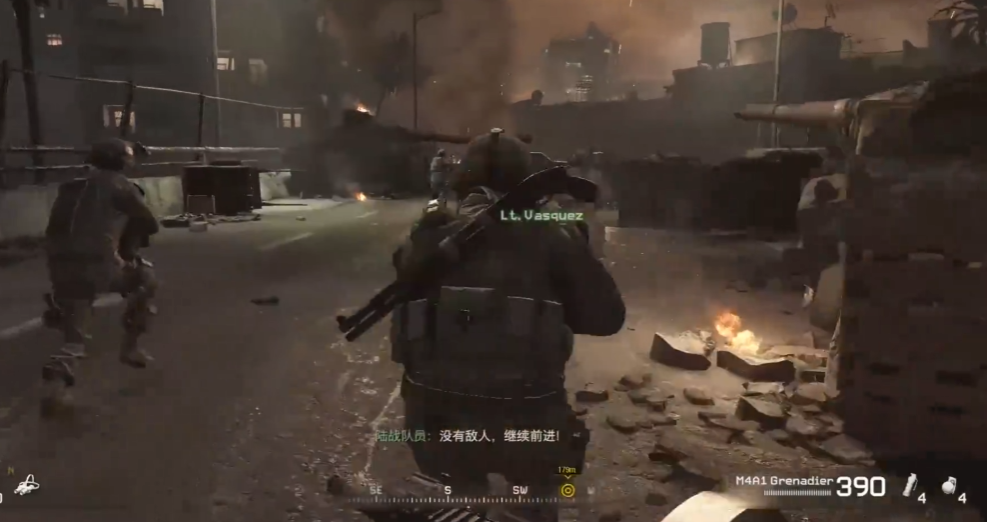 使命召唤4第一章第三关怎么打