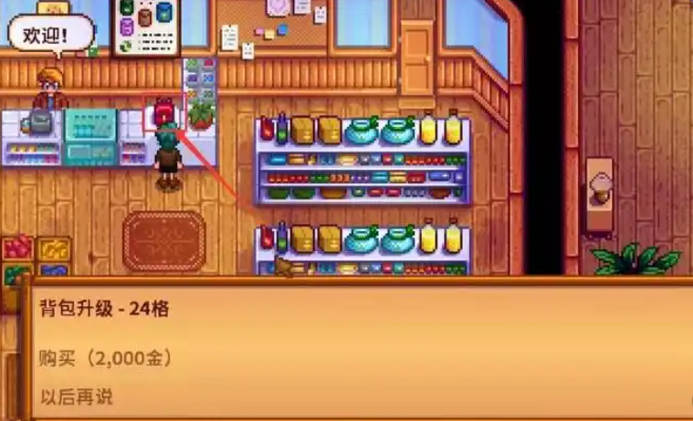 星露谷物语怎么把背包扩大