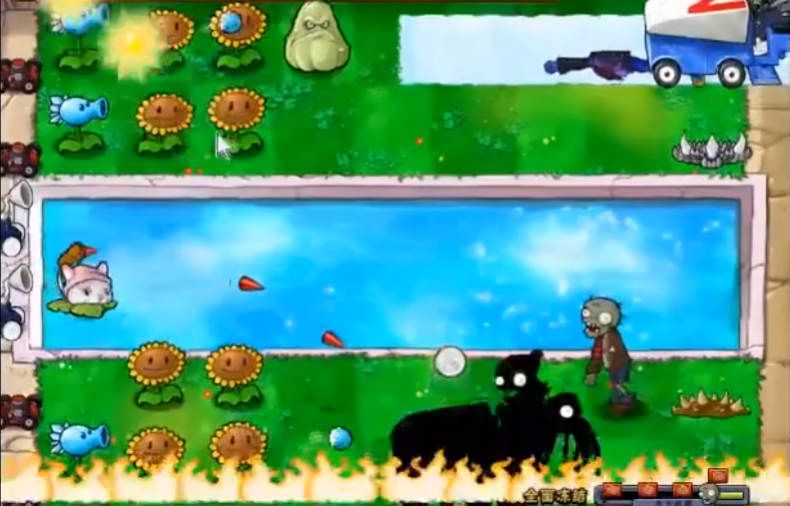 植物大战僵尸怎么过全面冻结