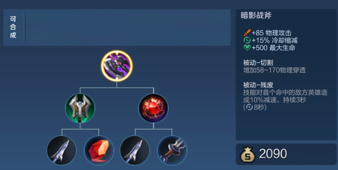 王者荣耀对面有刺客出装是什么