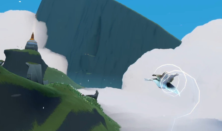 光遇如何螺旋直线下飞