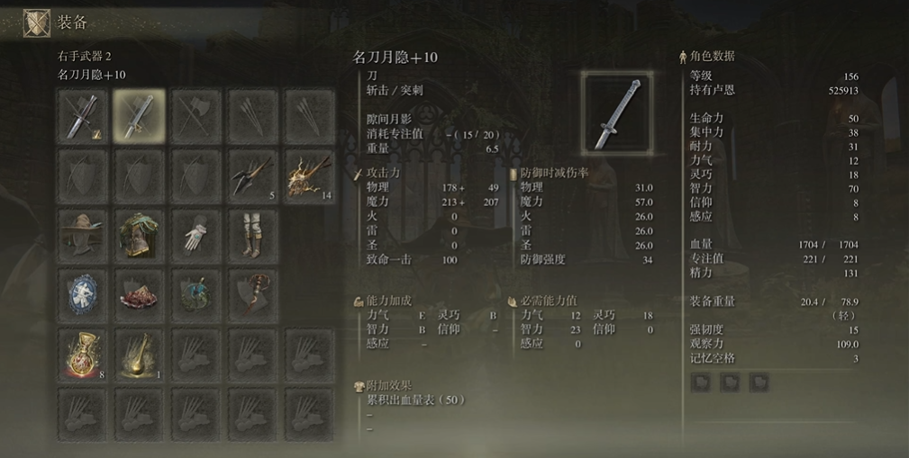 艾尔登法环法师200级怎么加点